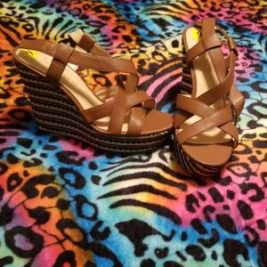 Jessica simpson wedges size 9 never worn